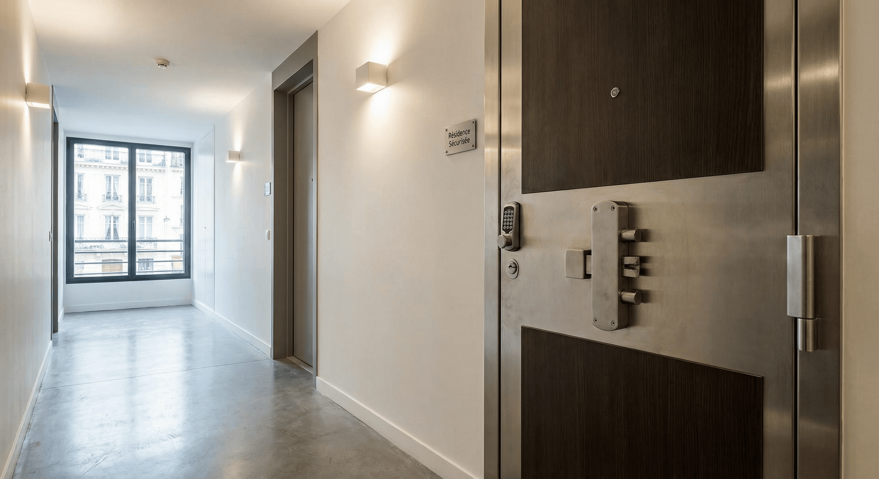 Photo professionnelle portes blindees d'appartement pour securisation d'acces