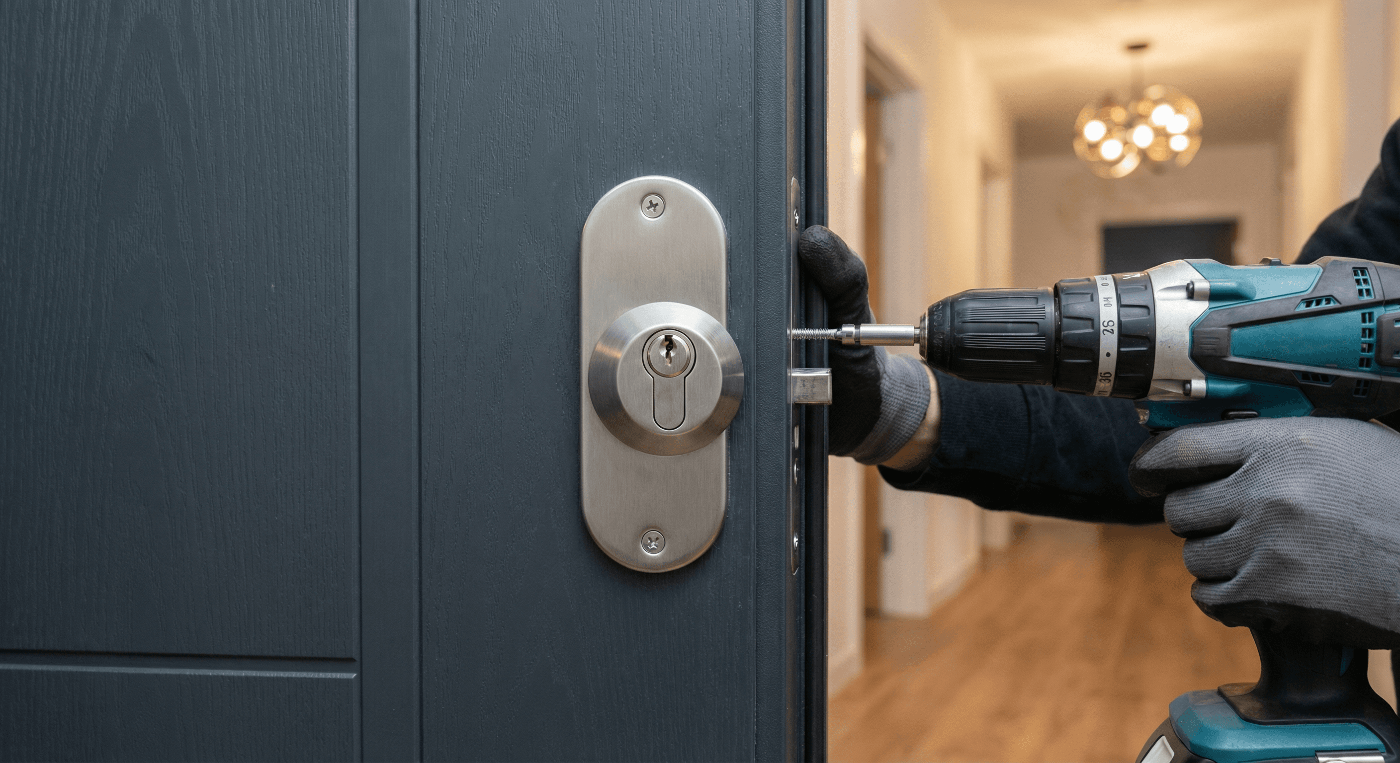 Verrouillage haute securite pour porte blindee a Beauchamp